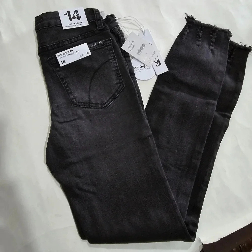 NWT Joe's Jeans Girls' The‎ Rocker Ankle Mid-Rise Skinny Jeans Size 14 Girls
